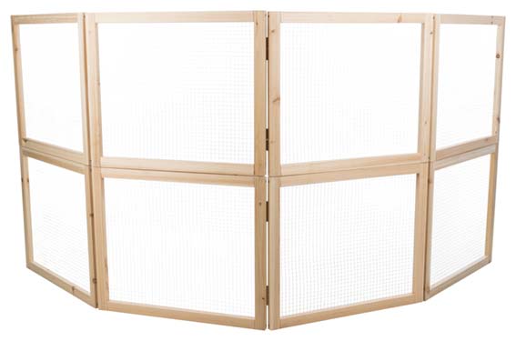 Innehage Marsvin/Kanin Trä i 4 delar