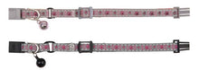 Junior Halsband Blommotiv Reflex Snabblås Bjällra Nylon
