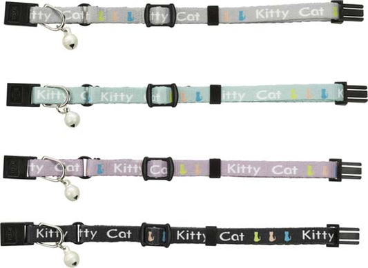 Junior Halsband Kitty Cat Snabblås Bjällra Resår Nylon