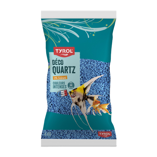 Tyrol Akvariegrus Färgat Oxeanblå 2-3 mm - 3 L | Endast 119 kr! - Zoogiganten