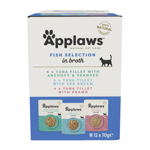 Applaws Katt Påse Fish Multimix - 12X70 G