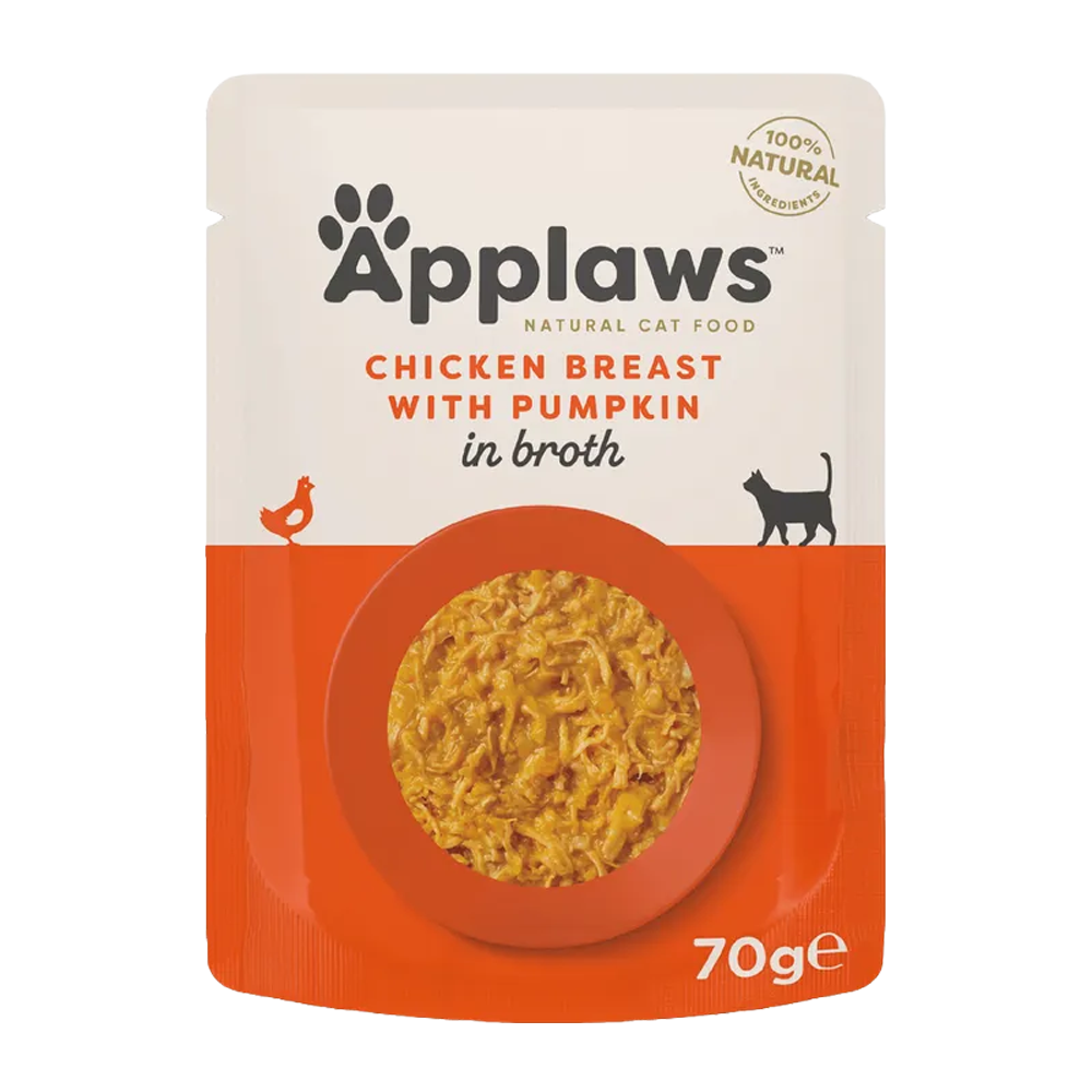 Applaws Katt Påse Chicken & Pumpkin - 12X70 G