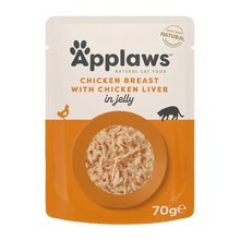 Applaws Katt Påse Kyckling + Lever Gelé - 70 G