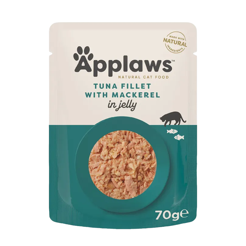 Applaws tonfisk och makrill i gelé - 70 G
