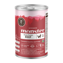 Monster Dog Adult Single Beef Burk - 400 G
