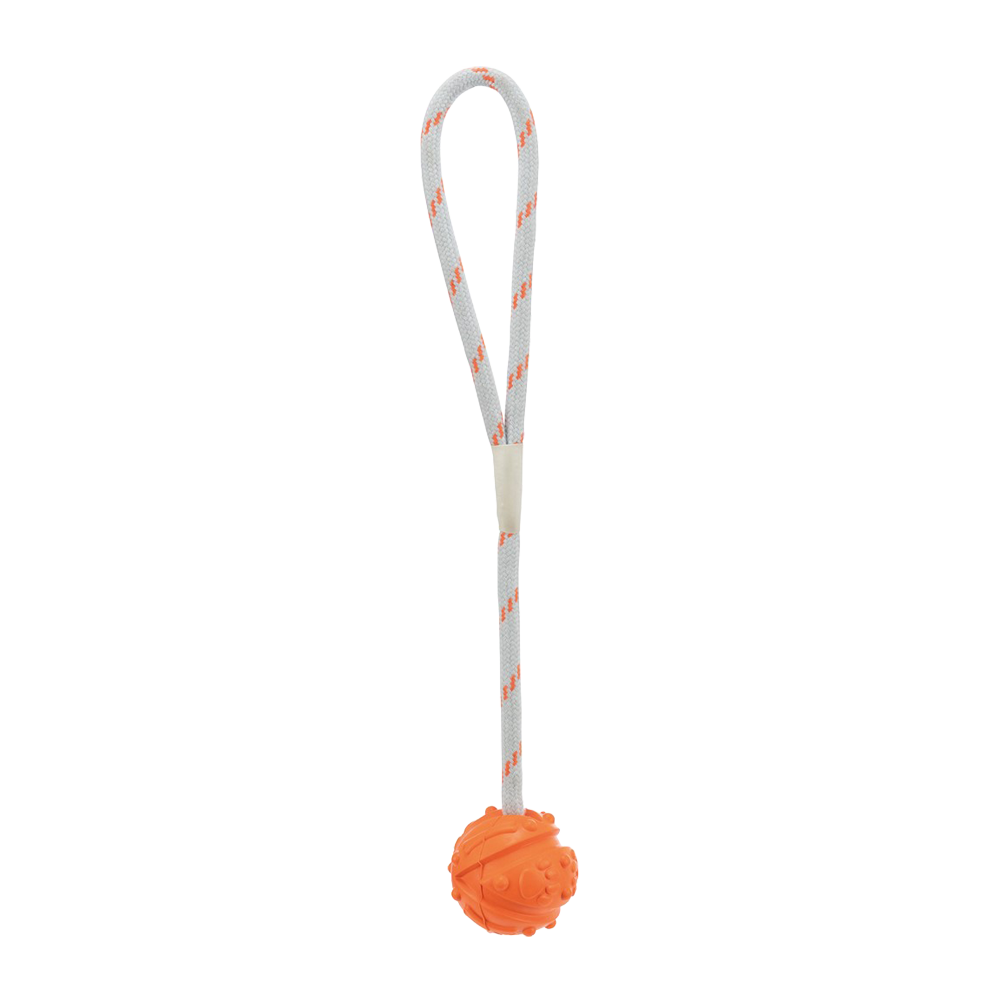 Boll på rep flytande Orange - 35 cm