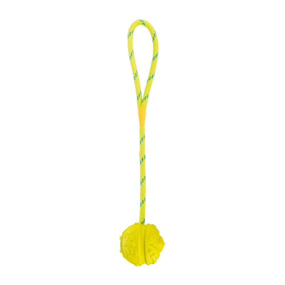 Boll på rep flytande Gul - 7/35 cm