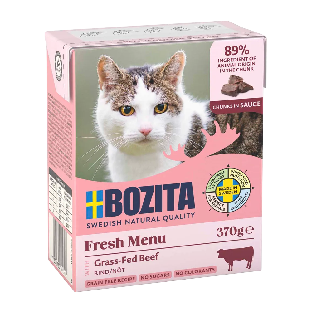 Bozita Bitar i Sås med Nötkött - 370 G