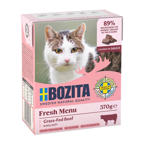 Bozita Bitar i Sås med Nötkött - 370 G
