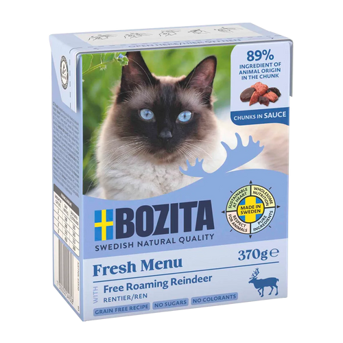 Bozita Bitar i Sås med Ren - 370 G