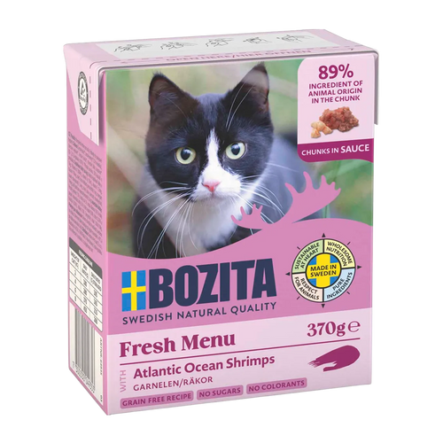 Bozita Bitar i Sås med Räkor - 370G