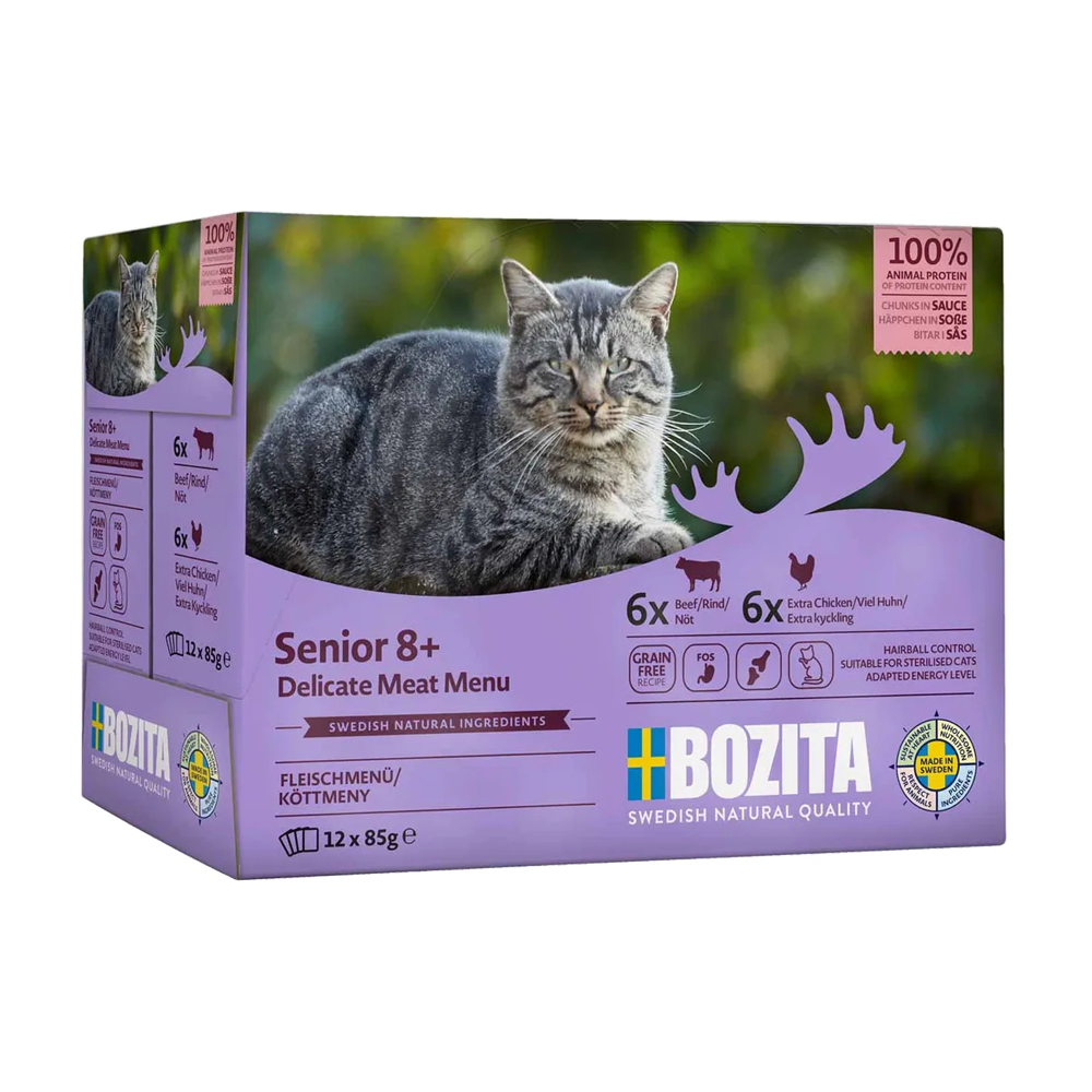 Bozita Katt Senior i Sås Multibox - 1.02 KG