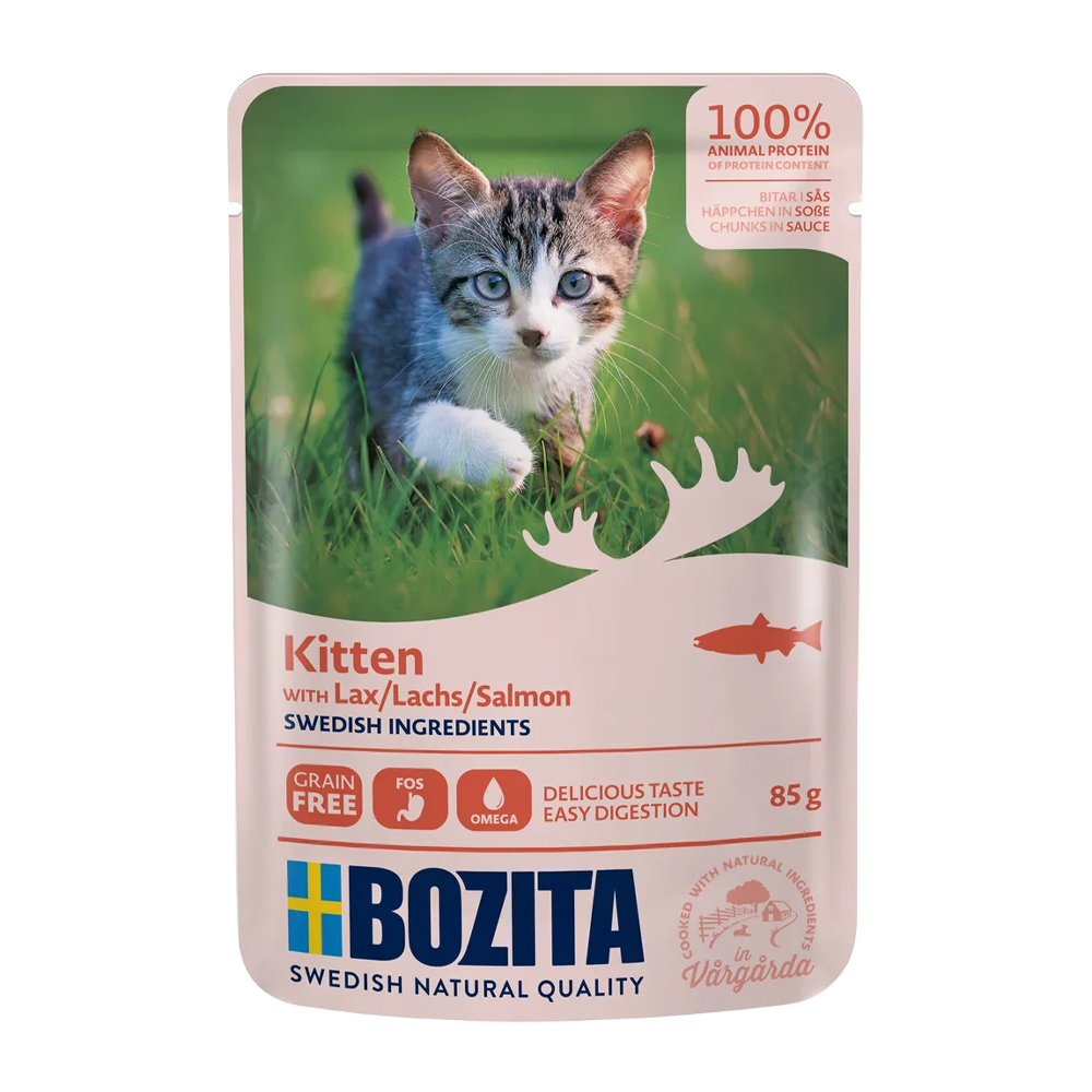Bozita Kitten Lax i Sås Pouch - 85 G