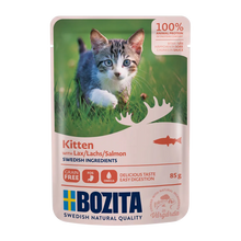 Bozita Kitten Lax i Sås Pouch - 85 G