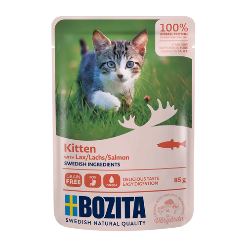 Bozita Kitten Lax i Sås Pouch - 85 G