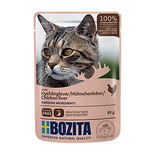 Bozita Kycklinglever i Gelé - 85 G