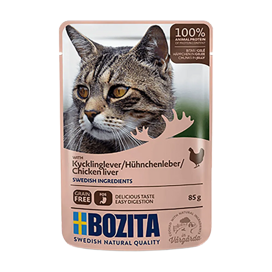 Bozita Kycklinglever i Gelé - 85 G