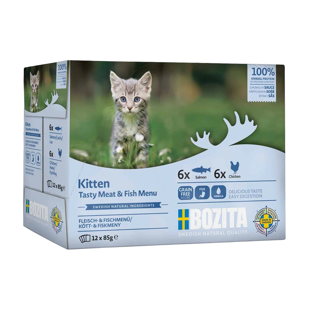 Bozita Kitten Multibox - 12x85 G