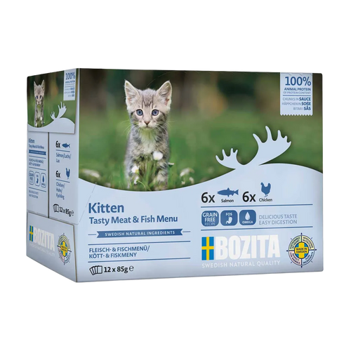 Bozita Kitten Multibox - 12x85 G