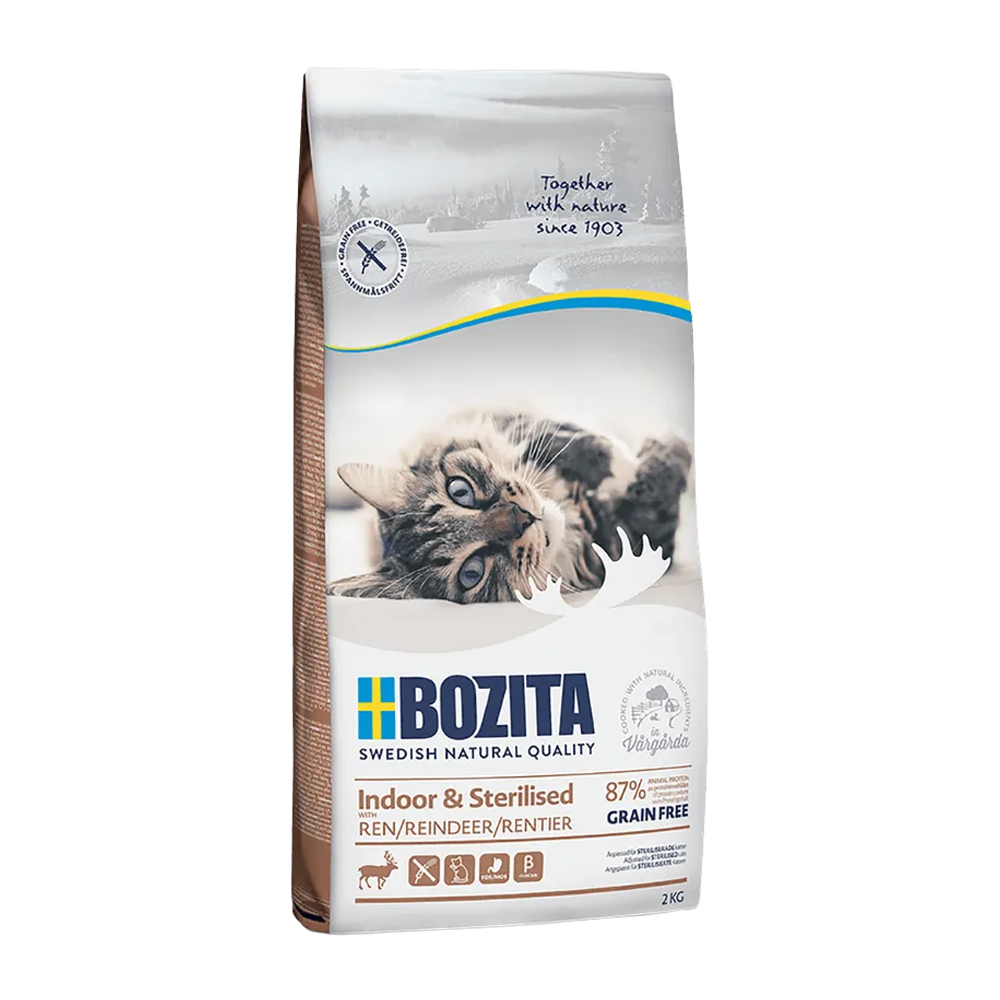 Bozita Indoor & Sterilised Grain Free Reindeer