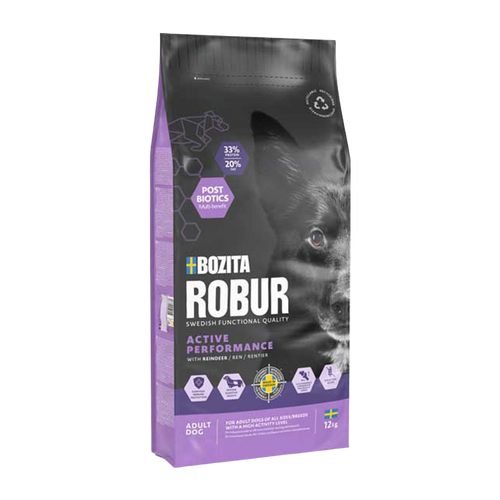 Bozita Robur Adult Active Performance Reindeer  - 12 KG