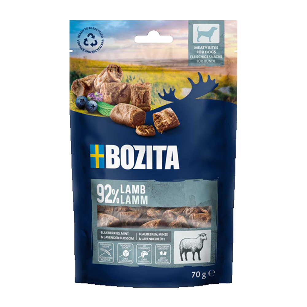 Bozita Snacks Meaty Bites Lamb - 70g