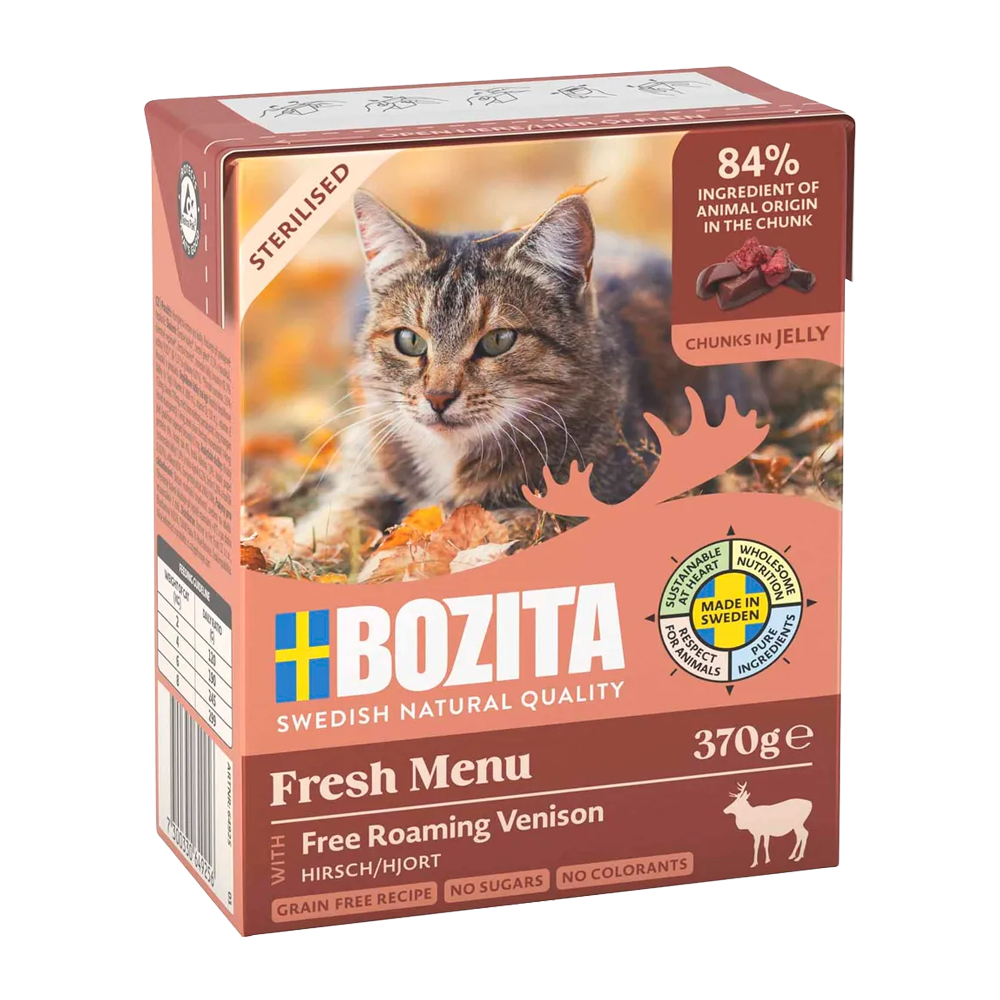Bozita C Sterilised Venison In Jelly Tetra - 370 G