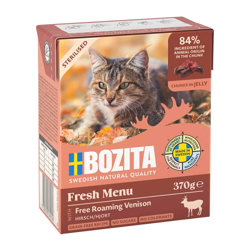 Bozita C Sterilised Venison In Jelly Tetra - 370 G