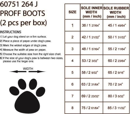Rukka Proff Outdoor Vattentäta Hundstövlar Svart