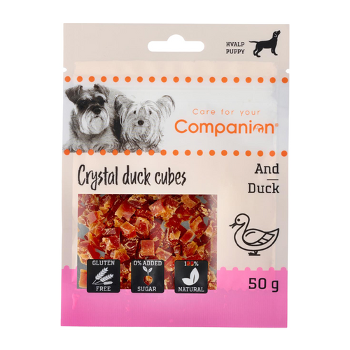 Companion Crystal Duck Cubes Valp - 50 G | Endast 49 kr! - Zoogiganten