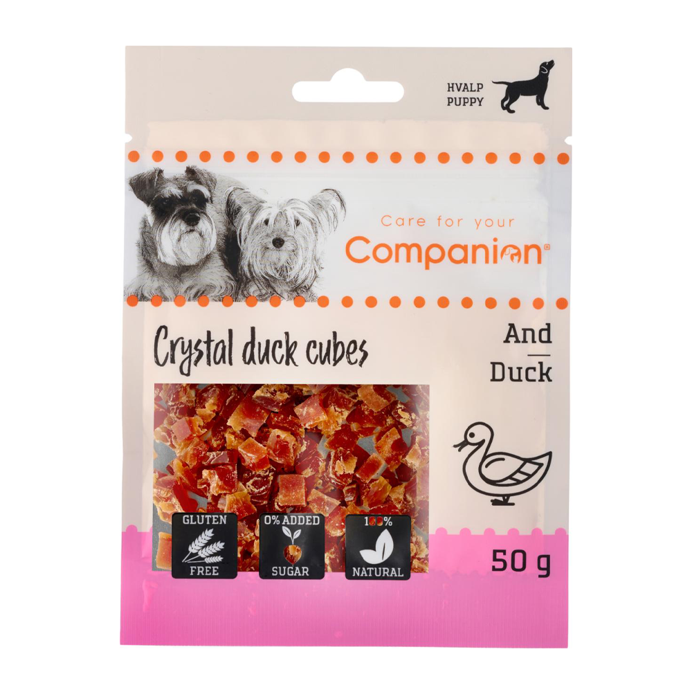 Companion Crystal Duck Cubes Valp - 50 G | Endast 49 kr! - Zoogiganten