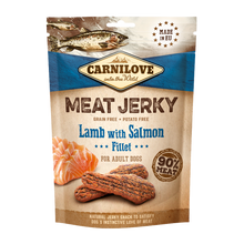 Carnilove Jerky Lamm med Laxfilé – 100 G