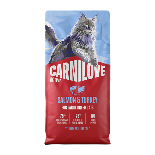 CL Active Cat Salmon & Turkey for Adult Large Breeds