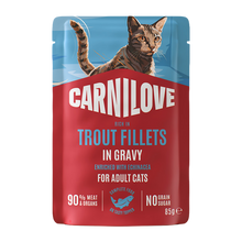 CL Cat Pouch Trout fillets - 85 g