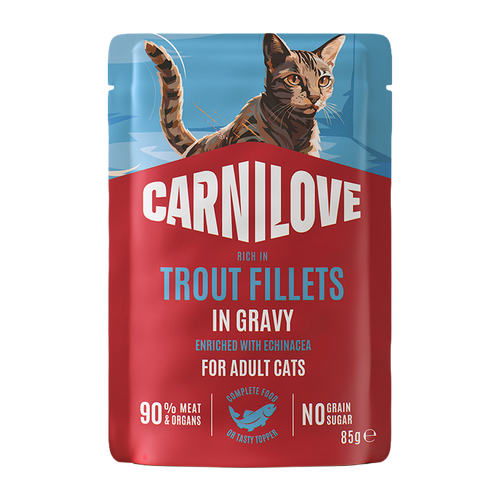 CL Cat Pouch Trout fillets - 85 g