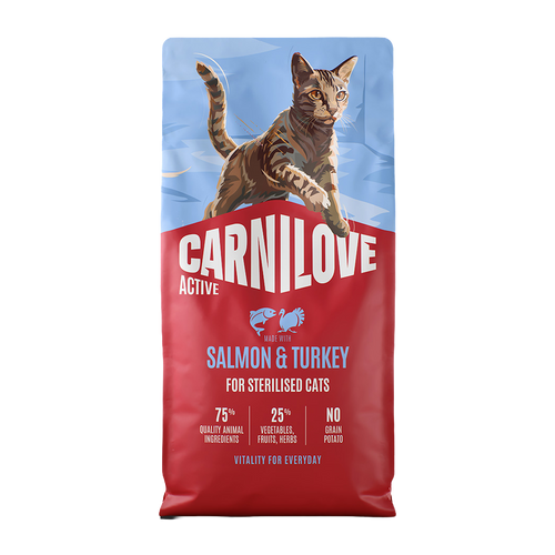 CL Active Cat Salmon & Turkey for Sterilised Adult All Breeds - 2 kg