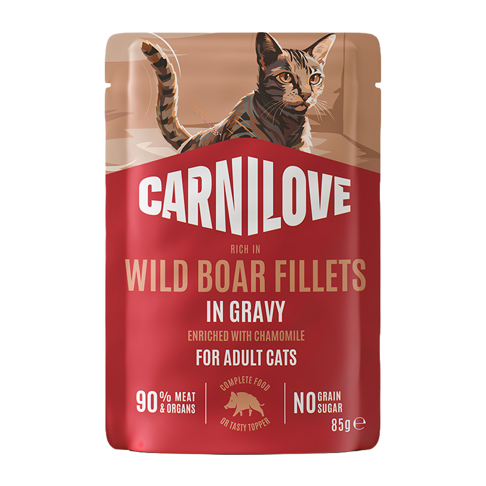 CL Cat Pouch Wild Boar - 85 g