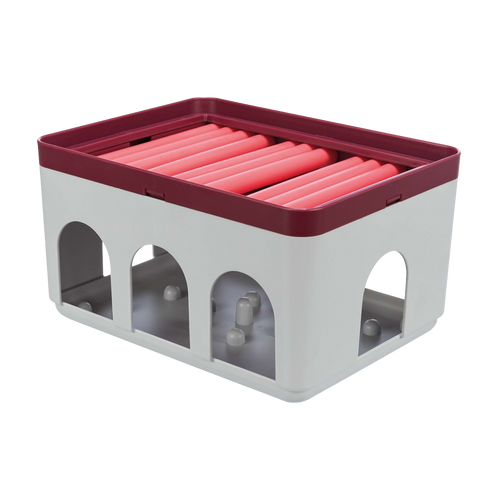 Cat Activity Röd Box Plast - 20x12x16 CM