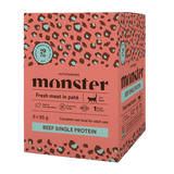 Monster Cat Pouches Adult Beef 85 g (8-pack)