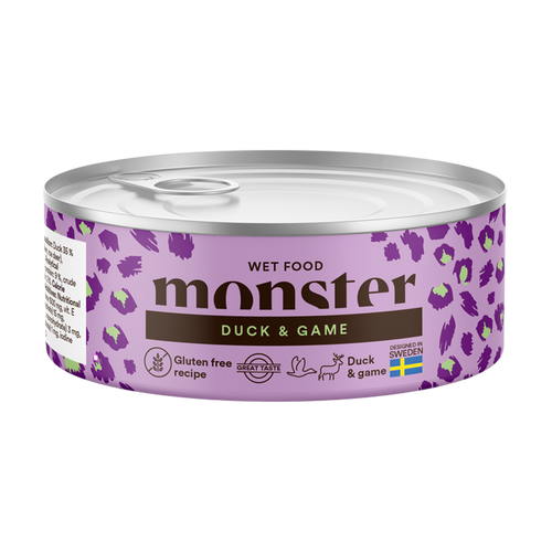 Monster Cat Adult Multi Duck/ Game Burk - 100 G