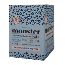 Monster Cat Pouches Adult Salmon - 85 G (8pack)