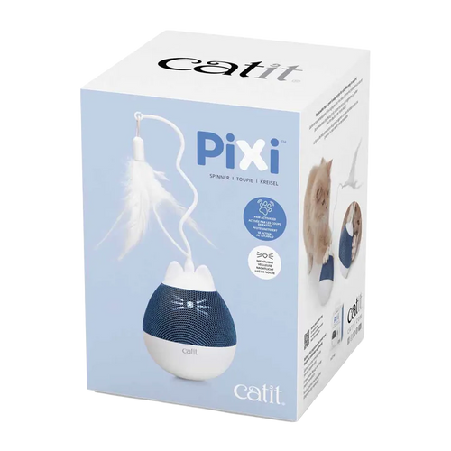 Catit Pixi Spinner - Vit & Blå