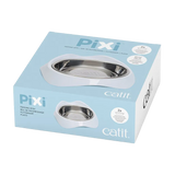 Catit Pixi Skål Rostfri/Vit - 200 ML