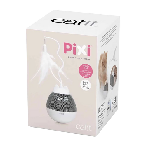 Catit Pixi Spinner - Vit & Grå