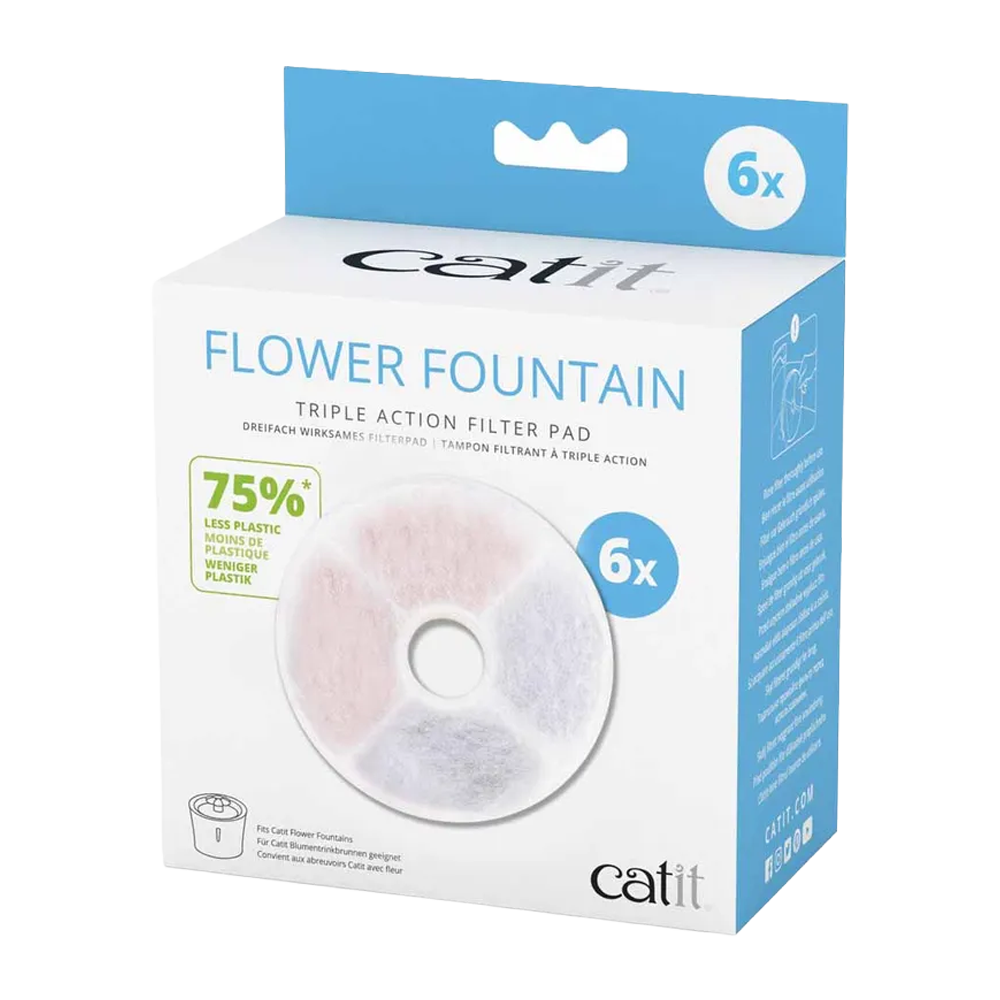 Catit Water Softening Filter Triple Action - 6 ST