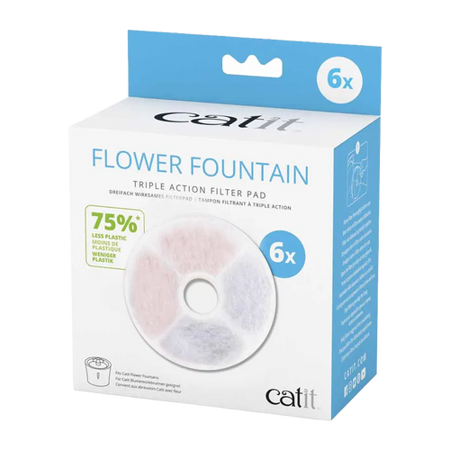 Catit Water Softening Filter Triple Action - 6 ST