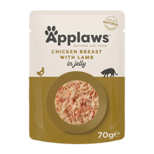 Applaws Katt Påse Kyckling + Lamm Gelé - 70 G