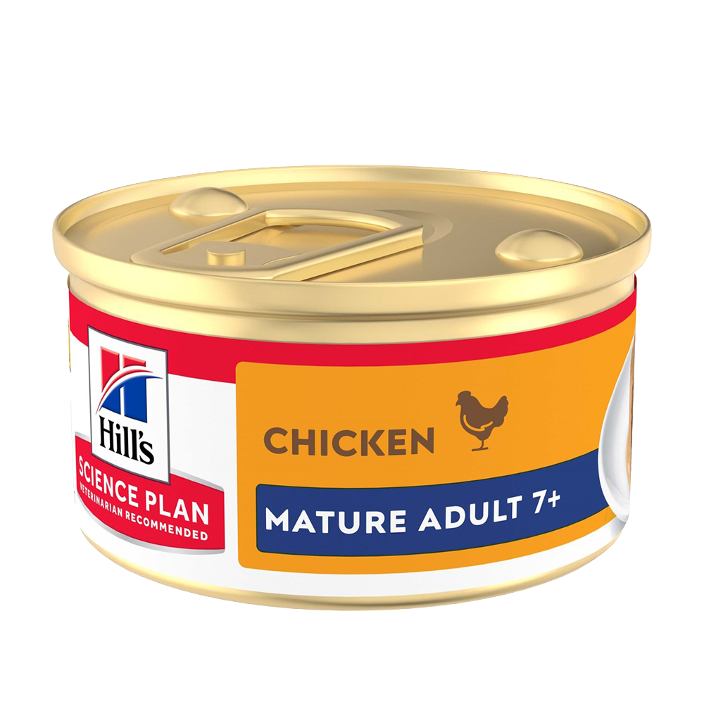 Hill's Science Plan Mature Adult 7+ Feline Mousse med kyckling  - 85 G