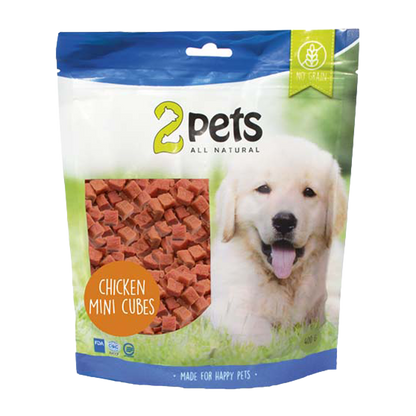 2PETS Dogsnack Chicken Minicubes