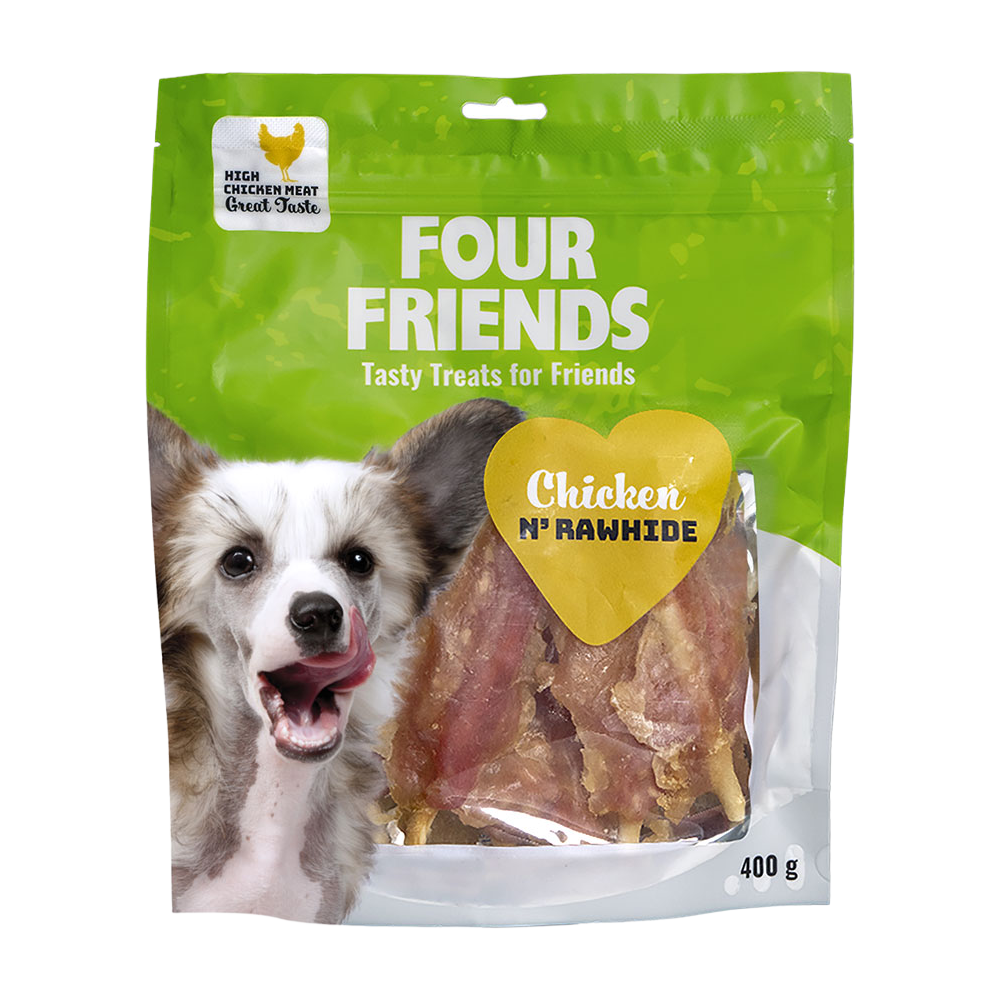 FourFriends Chicken N’ Rawhide - 400 G